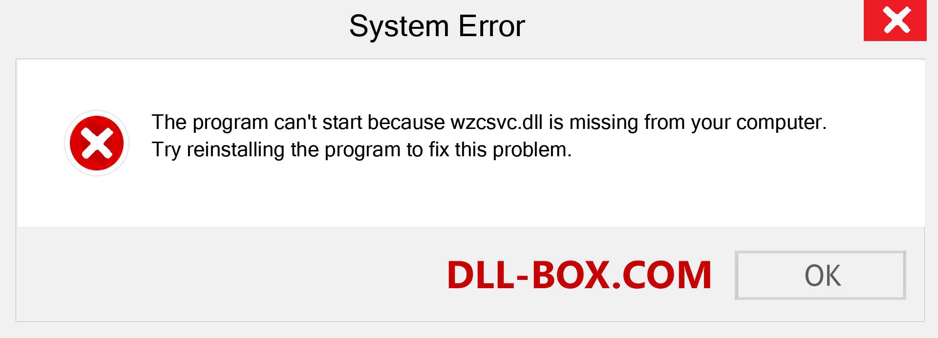  wzcsvc.dll file is missing?. Download for Windows 7, 8, 10 - Fix  wzcsvc dll Missing Error on Windows, photos, images